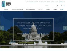 Tablet Screenshot of businessgrouphealth.org